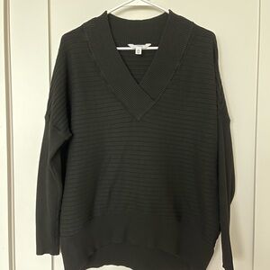 Time and Tru Women’s Black V-Neck Sweater, Size S – Never Worn